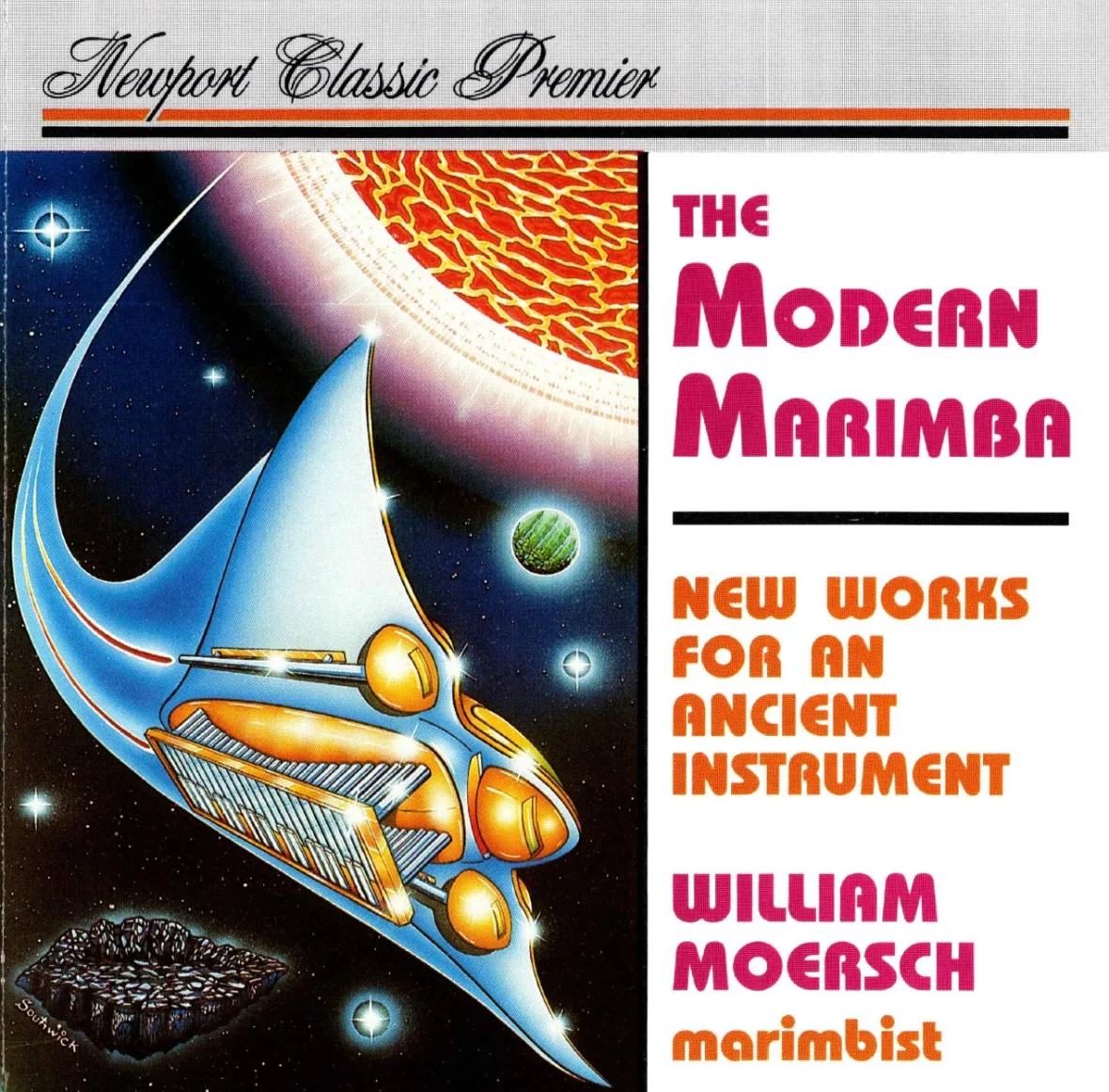 Album cover for William Moersch’s The Modern Marimba: New Works for an Ancient Instrument
