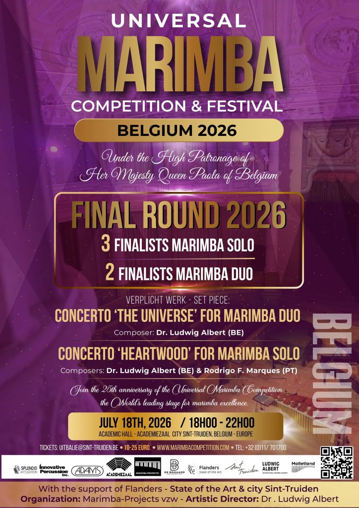 [2026-07-18] Grand Finale of the Universal MARIMBA Competition & Festival BELGIUM 2026